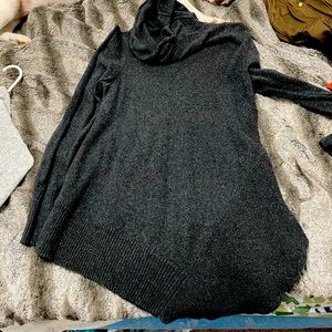 long cowl neck sweater